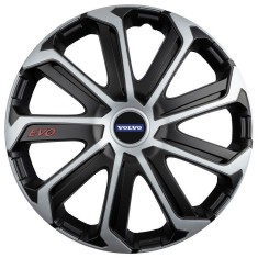 Set 4 Capace Roti Evo Gri-Negru R14, Pentru Volvo