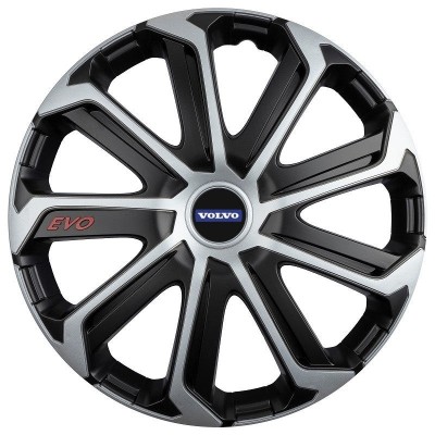 Set 4 Capace Roti Evo Gri-Negru R14, Pentru Volvo foto