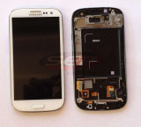 LCD+Touchscreen cu Rama Samsung Galaxy S III I9300 WHITE