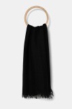 Weekend Max Mara poncho de lana culoarea negru, light, 2515731014600