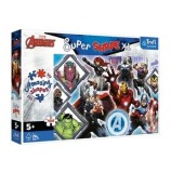 Cumpara ieftin Puzzle Trefl Primo Super Shape XXL - Avengers. 104 piese
