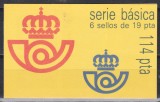 Spania 1986 - Regele Juan Carlos I - valoare nouă, Carnet, 2 poze, MNH, Nestampilat