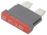 Siguranță auto 2A 80VDC 19mm cupru cositorit