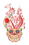 Sticker decorativ, Skull, 90 cm, 219STK-4