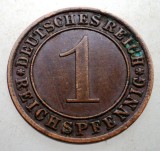 B.192 GERMANIA WEIMAR 1 REICHSPFENNIG 1933 A