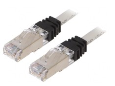 Patch cord S/FTP TX6A LSZH gri 1m foto