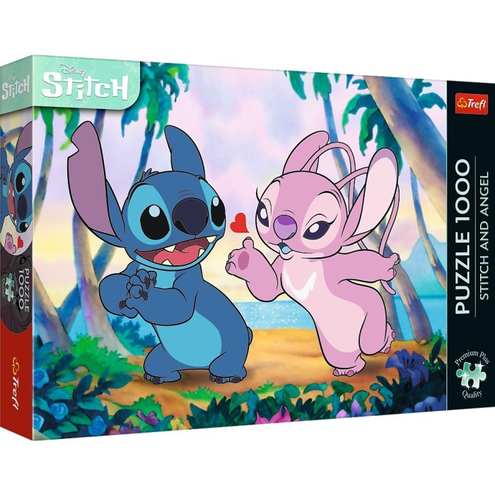 PUZZLE TREFL 1000 PREMIUM PLUS DISNEY LILO SI STITCH ANGEL SI STITCH LA PLIMBARE SuperHeroes ToysZone