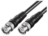 Cablu BNC 3m negru 50&Omega; tată-tată, Goobay