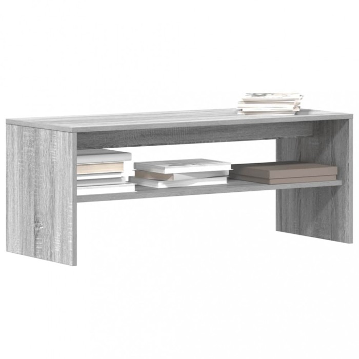 vidaXL Comodă TV, gri sonoma, 100x40x40 cm, lemn compozit 859123