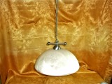 Cumpara ieftin Lustra candelabru Art Deco Modernist, opalina, crom, vintage