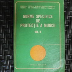 Norme Specifice De Protectia Muncii Vol 2 - Necunoscut ,550432