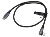 Cablu USB 2.0 0,5m Nichelat Negru VENTION