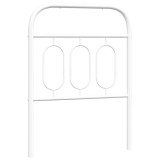 Cumpara ieftin Tablie de pat de schimb metalica, alb, 75 cm