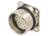 Conector M27 Soclu Mamă Lipire PIN 26 IP67