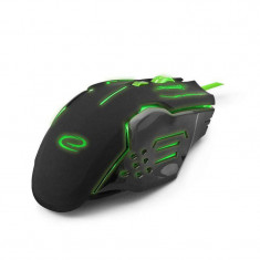 Mouse optic USB gaming 800-2400DPI 6 butoane verde ESPERANZA