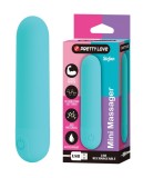 Mini Vibrator Pretty Love, Stefan, 10 Vibratii, Turcoaz