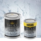 Vopsea Decorativă de Lux Sirius &ndash; Argintiu| Pachet 3 Litri (2L + 1L Inclus), Finisaj Perlat cu Perle de Sticlă -Toro Decor