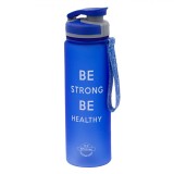 Sticlă Apă, Be Strong, Acumulator Gheață, Curea Textilă, Capacitate 800 ml, Albastru, Oem