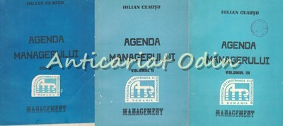 Agenda Managerului I-III - Iulian Ceausu foto