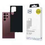 Husa pentru Samsung Galaxy S22 Ultra 5G S908, 3MK, Matt, Neagra