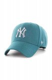 47brand șapcă de baseball din bumbac Mlb New York Yankees culoarea verde, cu imprimeu, 47 Brand