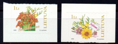 LITUANIA 2005, Flora, MNH, serie neuzata foto
