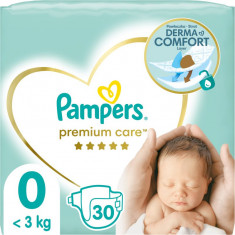 Pampers Premium Care Size 0 scutece de unică folosință < 3kg 30 buc