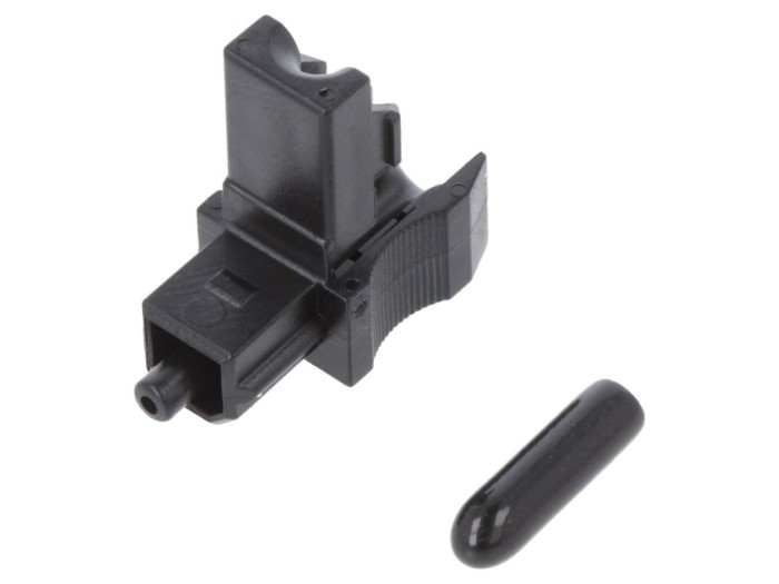 Conector fibră optică simplex F-05 pe cablu