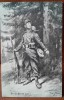 Carte postala, soldat la datorie, perioada interbelica