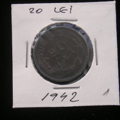 M1 C10 - Moneda foarte veche 114 - Romania - 20 lei 1942