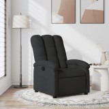 VidaXL Fotoliu rabatabil din material textil negru 3205382
