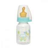 Biberon PP Family unisex cu tetina din latex ortodontica pentru ceai (S) 0-6 luni, 125ml, Nip