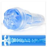 Fleshlight Turbo Blue Ice - Masturbator Texturat Thrust, Silicon Superskin, 25cm, Made in USA