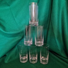 ROSENTHAL - SERVICIU DE 6 PAHARE DIN CRISTAL - GERMANIA anii &#039;70