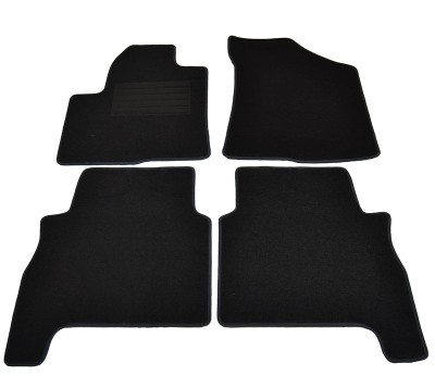 Covorase mocheta Hyundai SANTA FE 3/2006-9/2012 Negru, set de 4 bucati Kft Auto foto