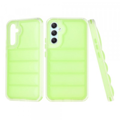 Husa pentru Samsung Galaxy A34 A346, Techsuit, Wave Shield, Verde foto
