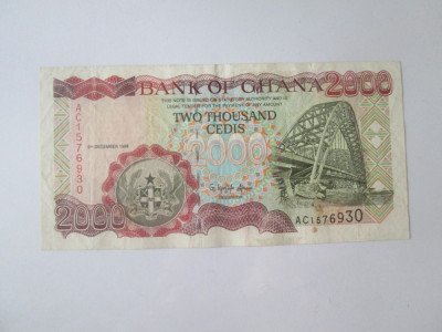 Ghana 2000 Cedis 1996 foto