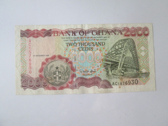Ghana 2000 Cedis 1996