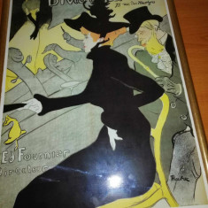 Tablou reproducere Imp Ancourt Paris afis Toulouse Lautrec Divan Japonaise