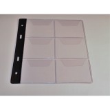 File PVC Rezerva Schulz 6 Monede Max 62mm, Album Numismatica, Clasoare Monede, Foi Protectie Monede Polonia