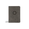 NASB Large Print Compact Reference Bible, Charcoal Leathertouch
