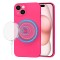 Husa silicon iPhone 15 Techsuit SoftFlex MagSafe, fucsia
