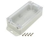 Carcasă universală KRADEX ZP160.80.45UJPH TM ABS-PC, IP65, gri deschis