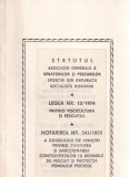 Statutul Asociatiei Generale a Vanatorilor si Pescarilor Sportivi din Republica