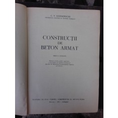 CONSTRUCTII DE BETON ARMAT - C.V. SAHNOVSCHI (MANUAL PENTRU SCOLILE SUPERIOARESI FACULTATILE DE INGINERI CONSTRUCTORI)