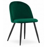 Scaun bucatarie/living, Artool, Bello, catifea, metal, verde, 46x42.5x76.5 cm GartenVIP DiyLine