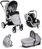 Carucior 3in1 P4 Trio-argintiu,