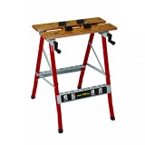Banc de lucru pliabil Raider 62x47x76 cm, cu cleme de prindere