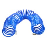 Furtun spiralat din PU pentru aer comprimat 12x8 mm, 10 m