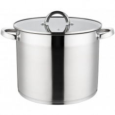 Oala din inox Grunberg, 5.3 l, 20 cm, capac din sticla